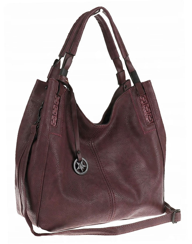 Tommasini Dámská kabelka Přes Rameno Velká taška Shopper Taška 2692 Bordó