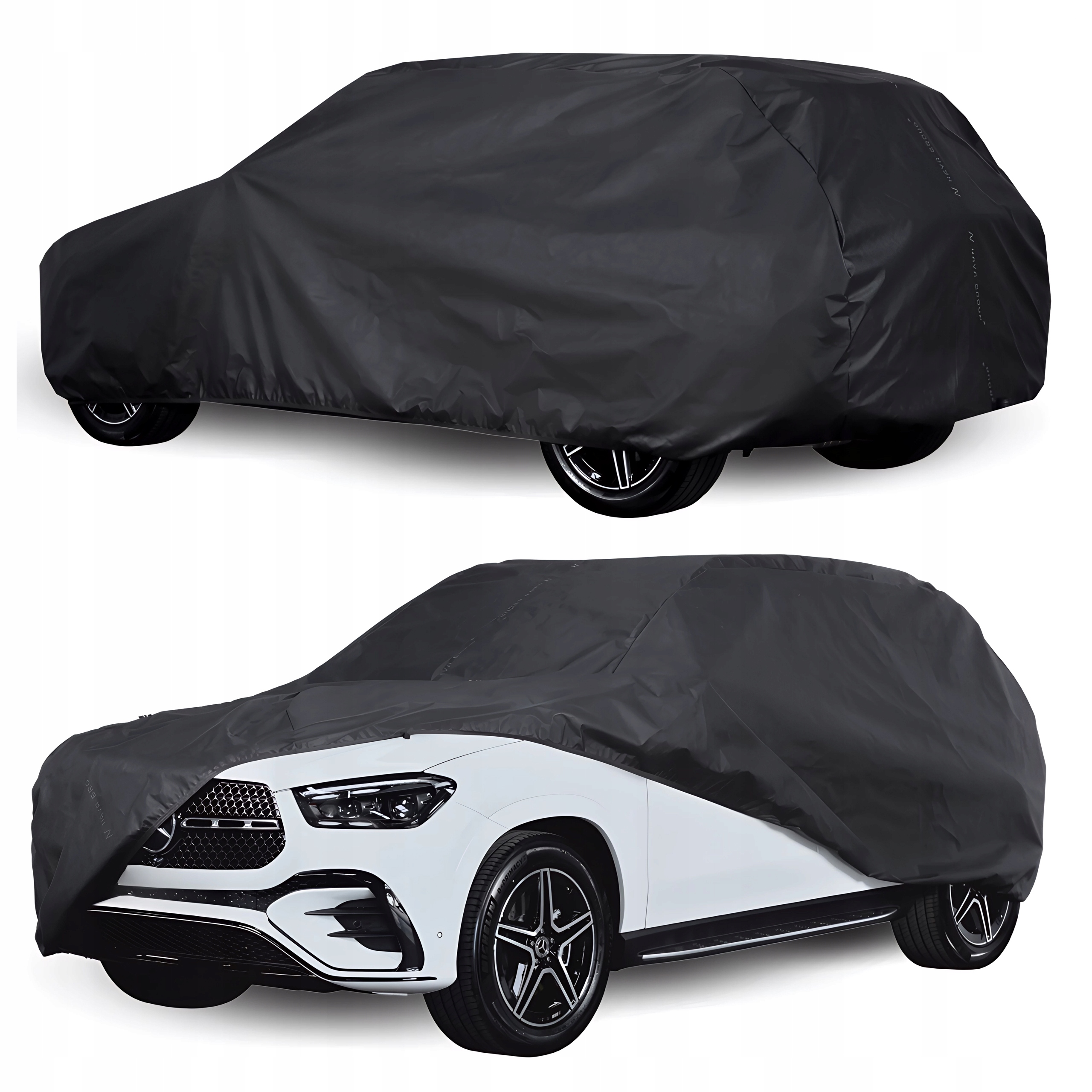 Obal na auto SUV/Minivan S2 355-380 Auto Krycí Plachta Classic Černý