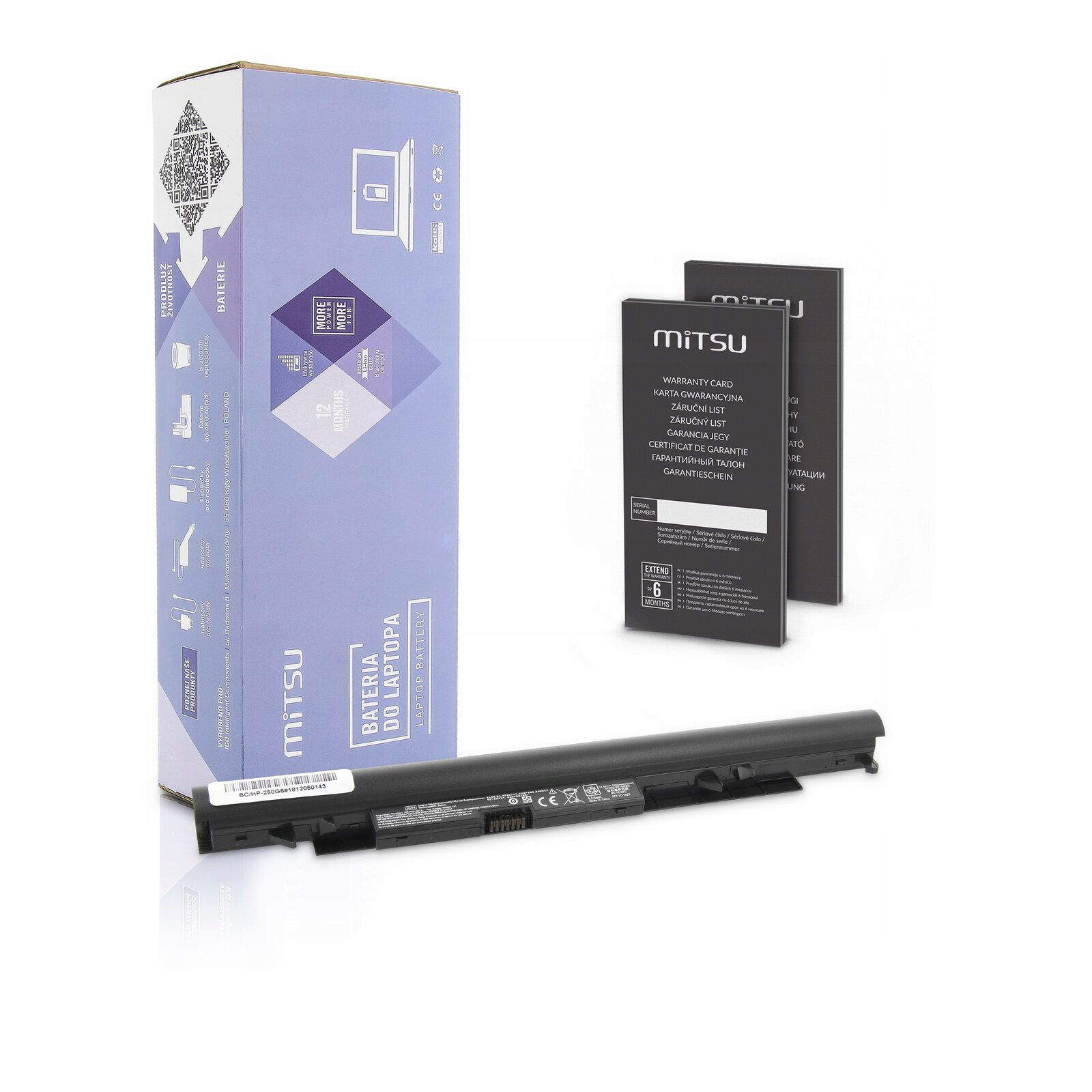 

Mitsu Bateria do Hp 250 G6 (2200 mAh)