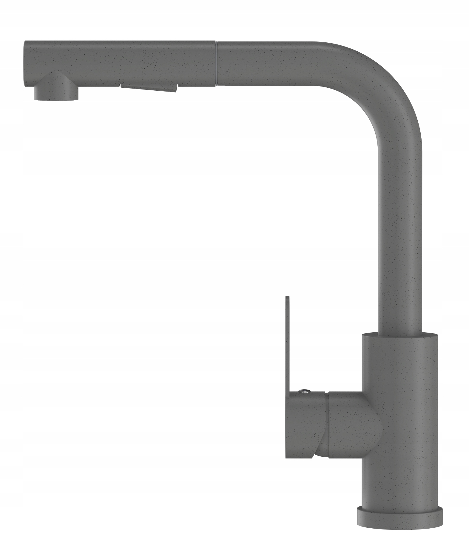 Kuchynský Kohútik Sivý S Výsuvným Výtokom, 2 Prúdy Do Drezu Ebro