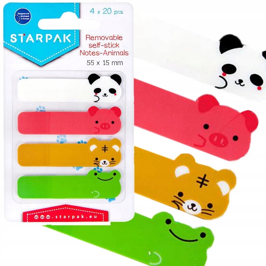 

Starpak Zakładki Indeksujące Zwierzaki Animals