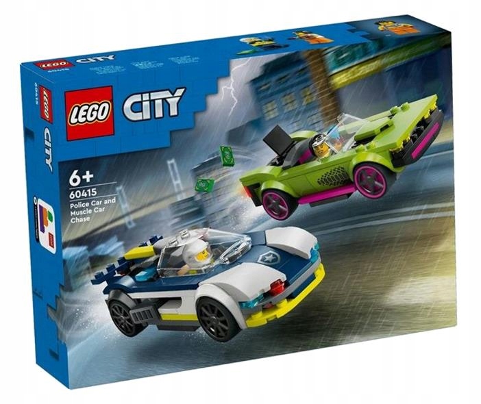 Lego (r) City 60415 – Pronásledování Policejního Auta Za Muscle Carem
