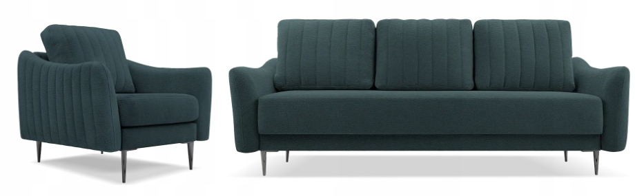 Sada Latina Dress Me 7 pohovka s funkcí spaní křeslo šenilová Výrobce Pl