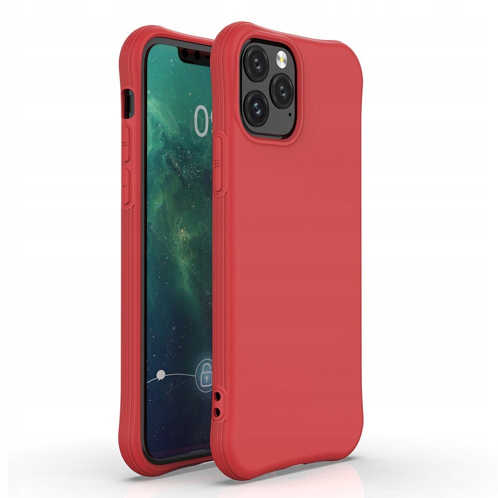 

Elastyczne żelowe etui do iPhone 11 Pro Max czerwo