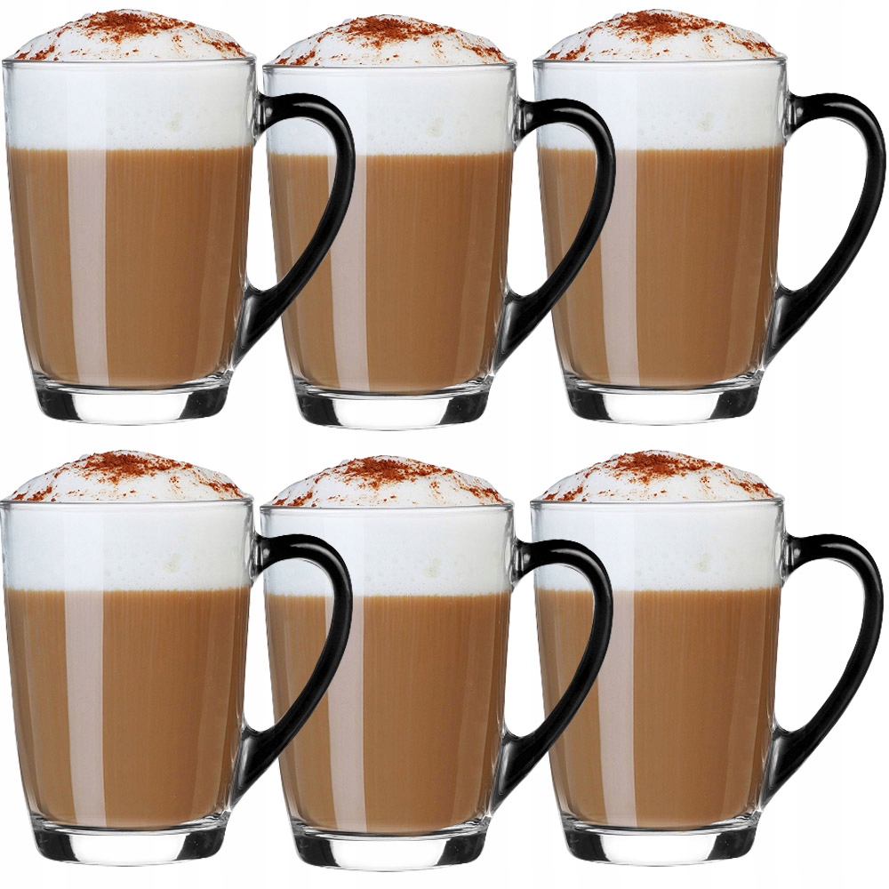 

Szklanki Do Kawy Latte 300ML Macchiato Zestaw 6SZT