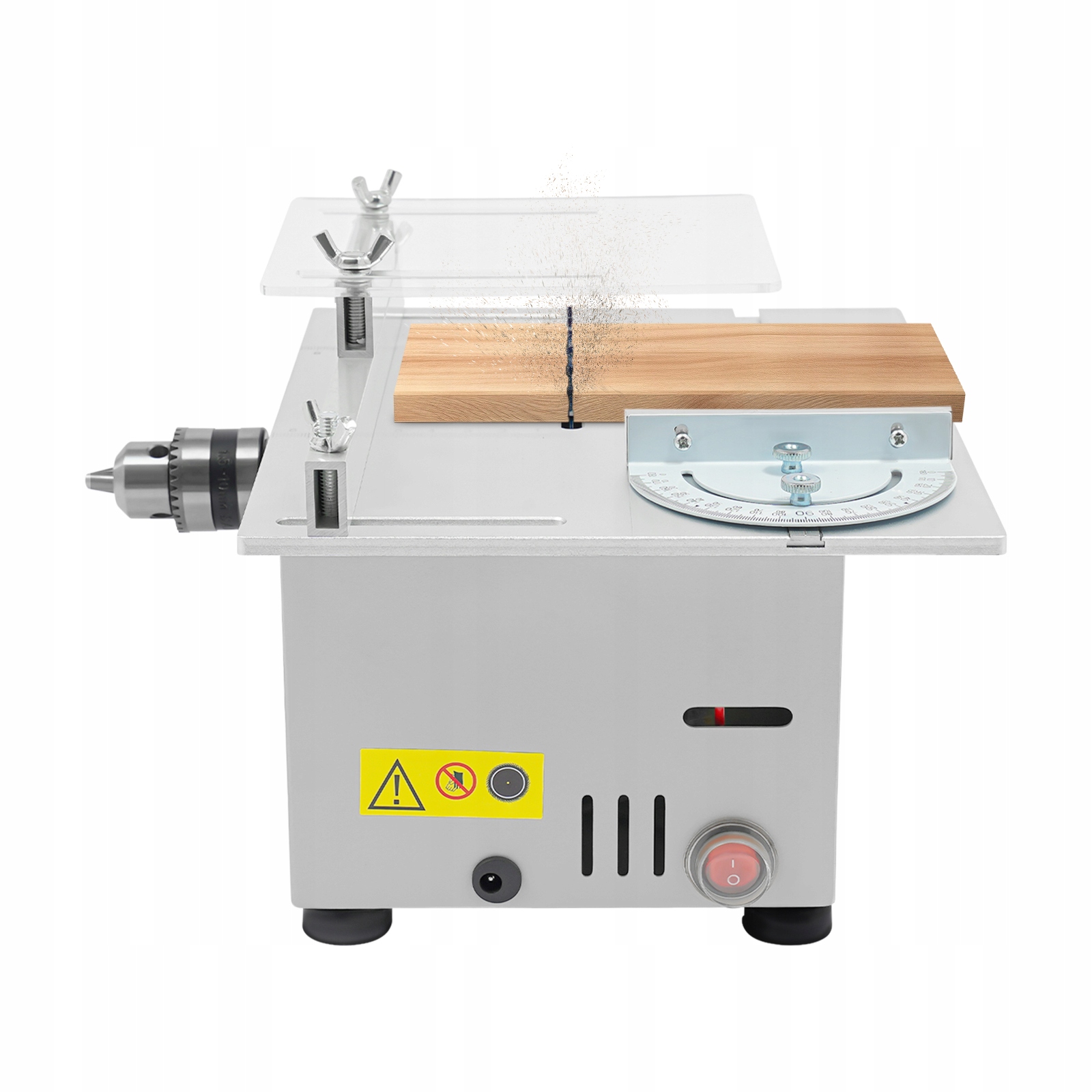 Mini Piła Stołowa 96W z Regulacją Prędkości, 7 Biegów