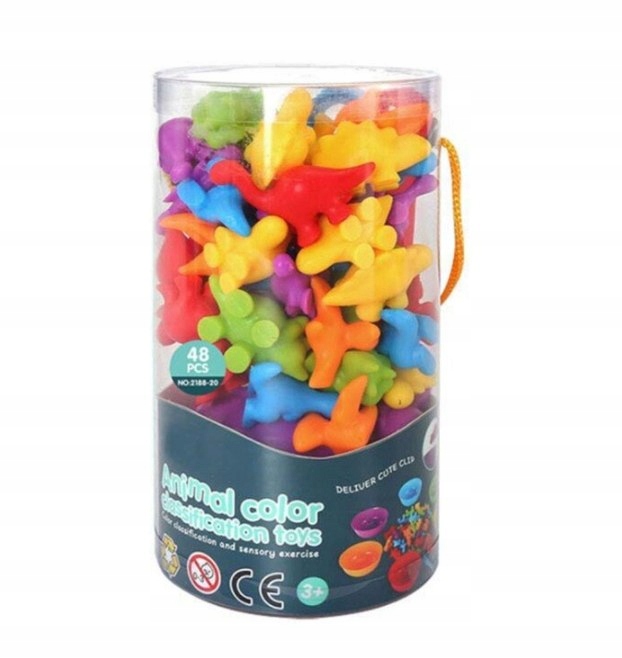 Dinozaury Artyk nauka liczenia montesori 48 el. Rodzaj nauka liczenia