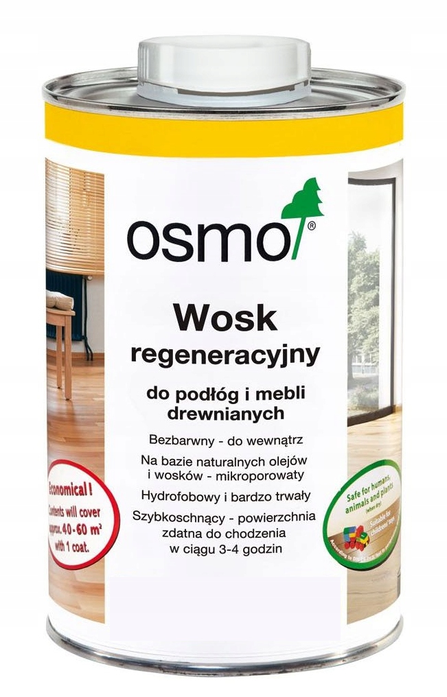 Osmo 3081 1L Regeneračný vosk Hodvábny lesk