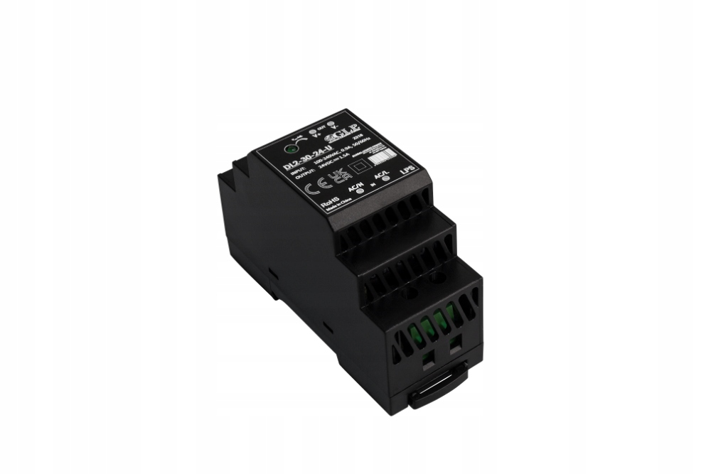 Zasilacz na szynę DIN 12V 24W 2A premium led cctv Marka inna