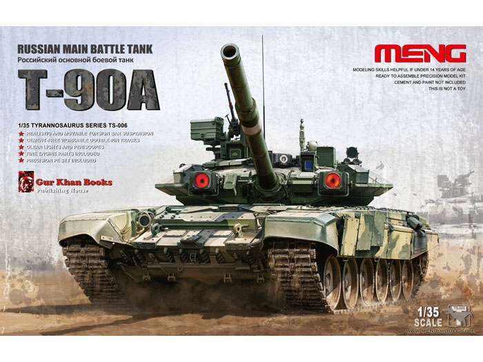 Tank T-90A model TS-006 Meng