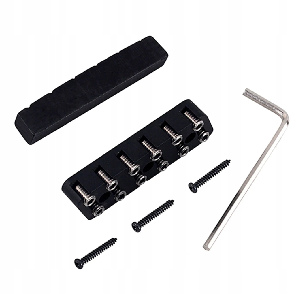 Headless Acoustic Guitar Locking Nuts 6 String Brass Portable