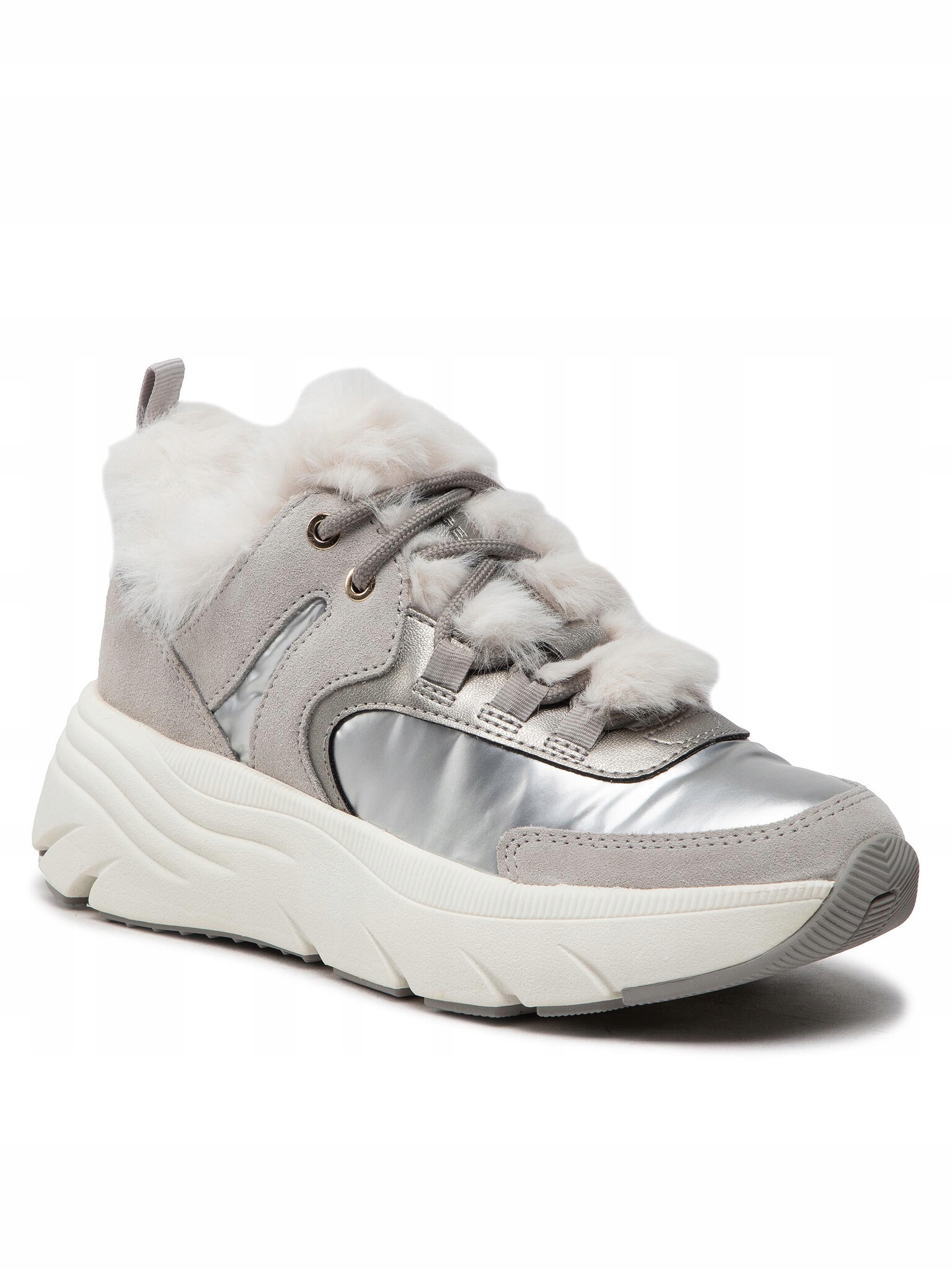 Geox Sneakersy D Diamanta B D26UFB 0FUNF C1007 Sil