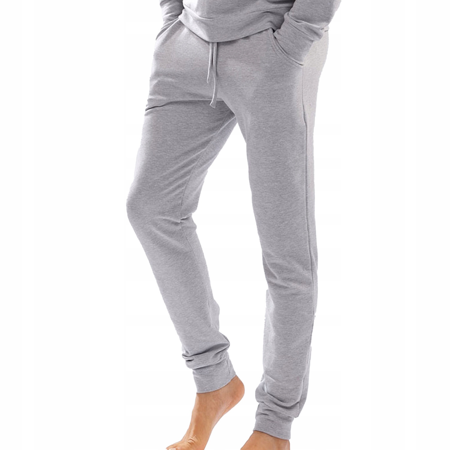 Dkaren Justin sivá Teplákové nohavice tepláková súprava XL