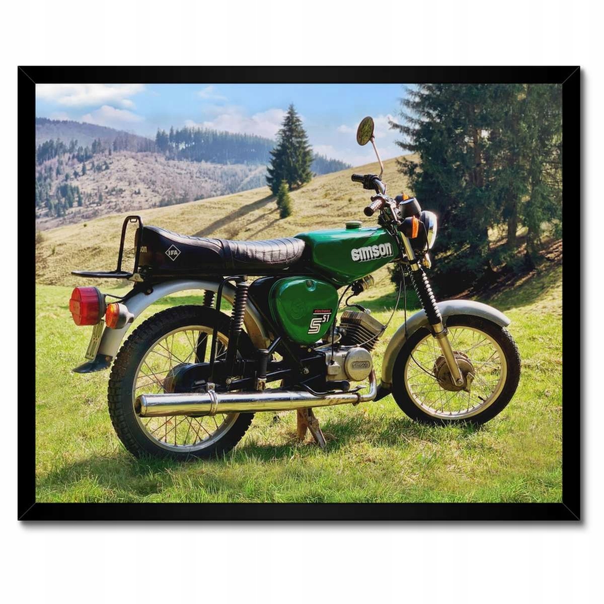 Plakáty v rámu 50x40 Simson S51 Electronic