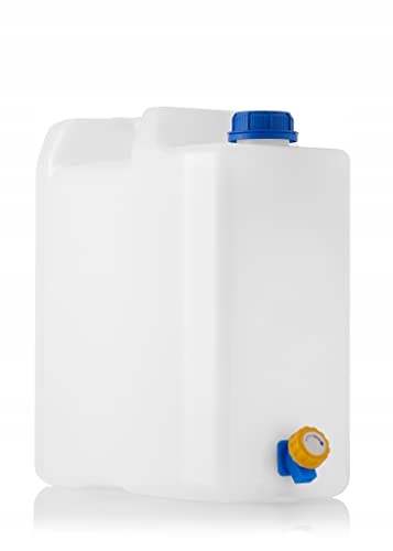 KANISTER NA WODĘ PITNĄ 15l POJEMNIK Z KRANIKIEM BANIAK Z KRANEM DO WODY