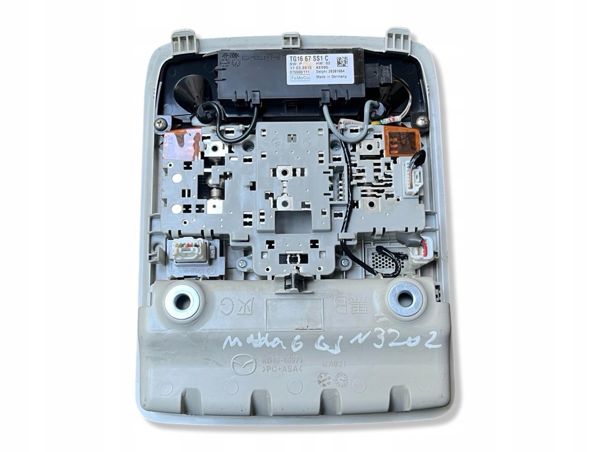 light lighting cabs front Mazda 6 3 GJ 2015 TG1667SS1C