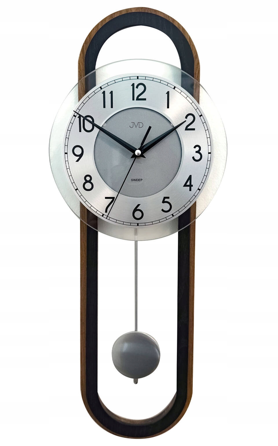 Tiché Drevené Elegantné Nástenné Hodiny S Kyvadlom Jvd NS22010.78 22x60 cm