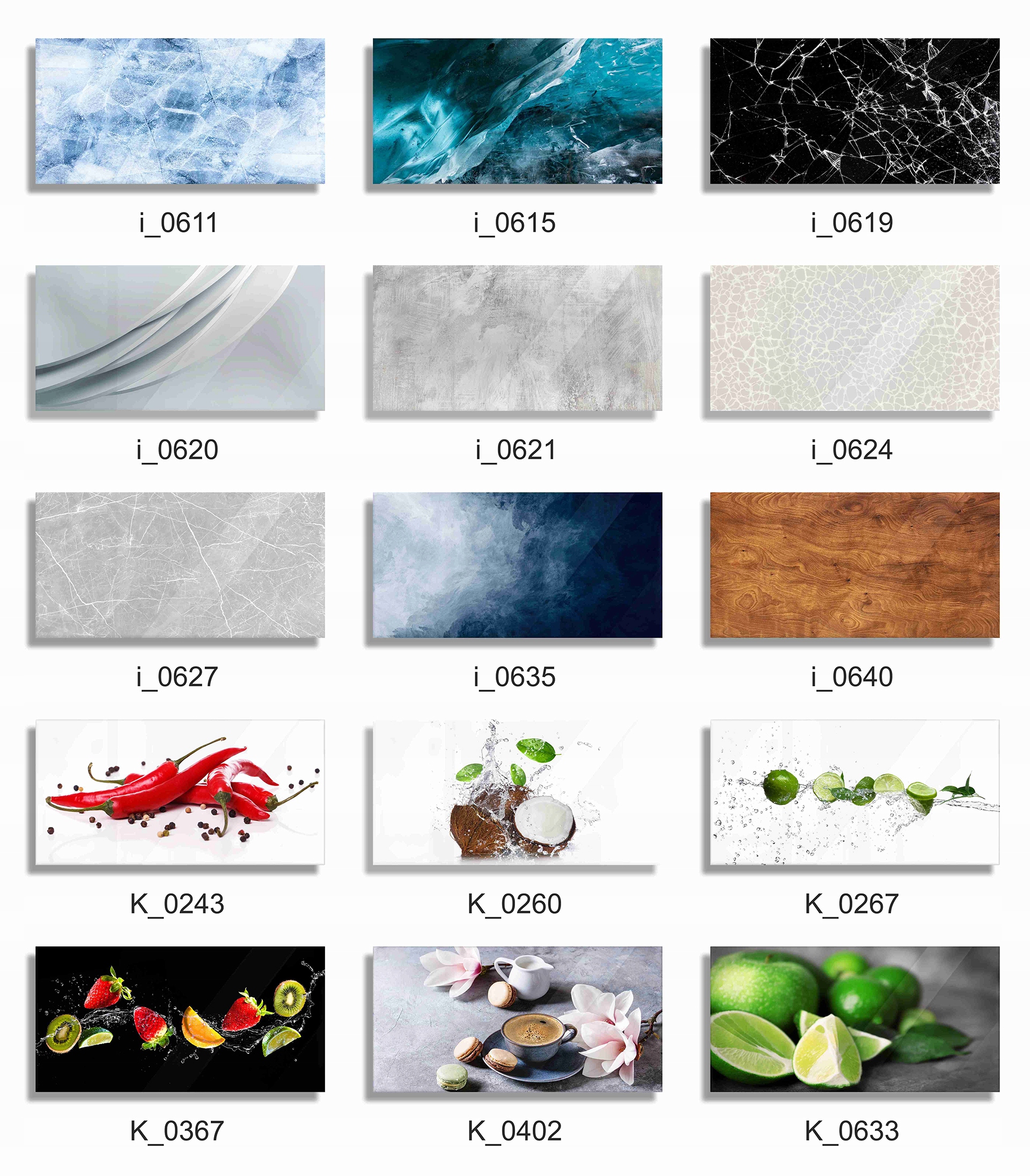 Panel szklany hartowany 60x30 cm BRĄZOWE LIŚCIE PALMY Marka inna