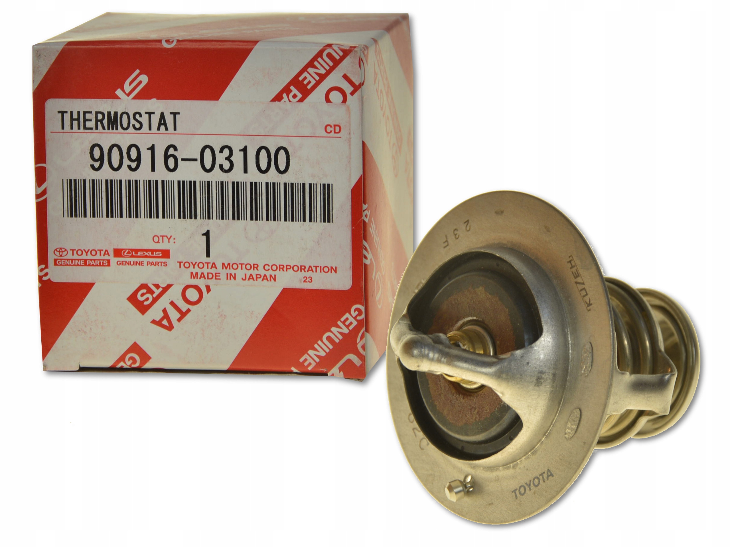 Termostat 82°C 0916-03100 Originální Část Toyota 4RUNNER Land Cruiser Tundra Lexus Gs Sc