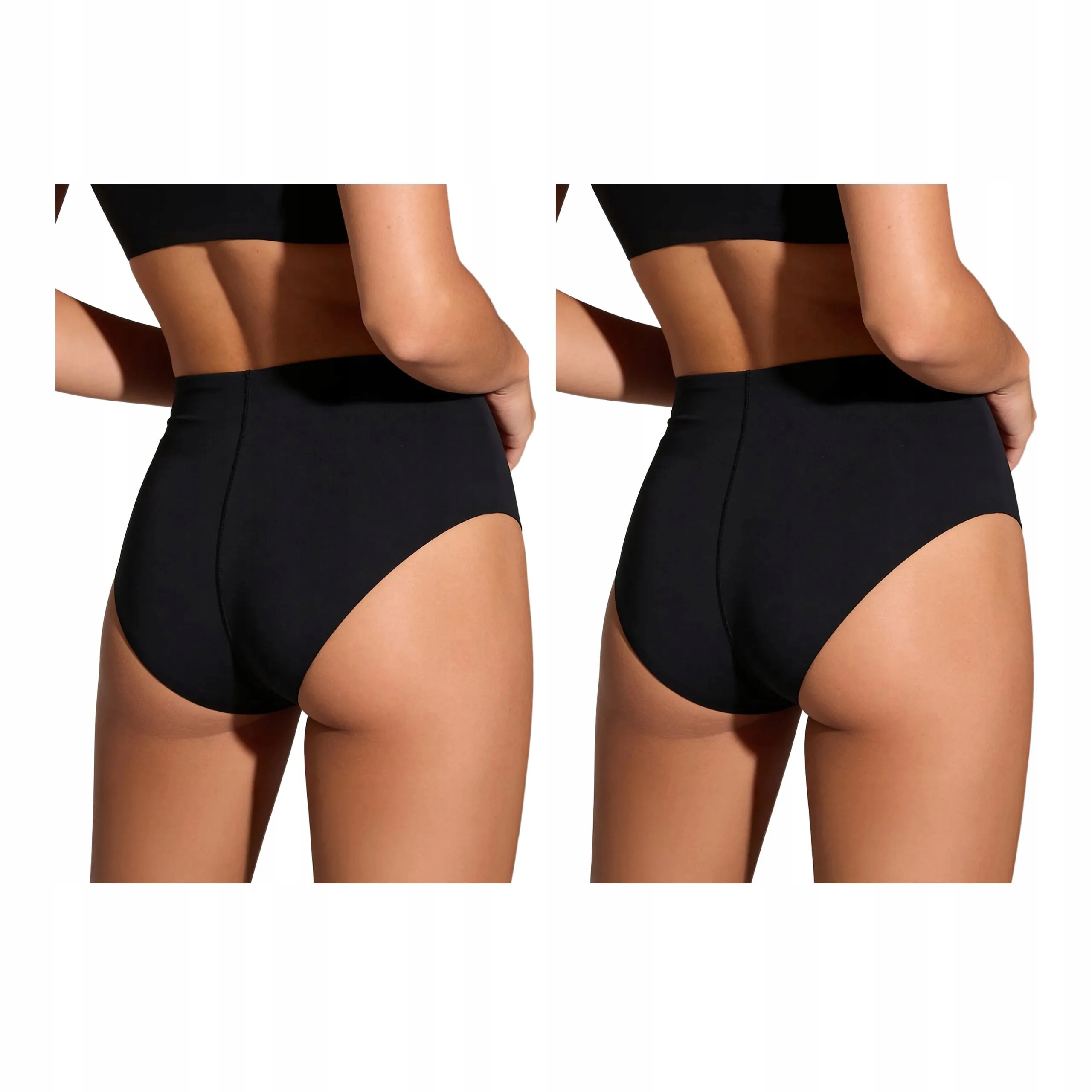 2 ks Kalhotky s vysokým pasem 445L Touch 2x Nero XXL