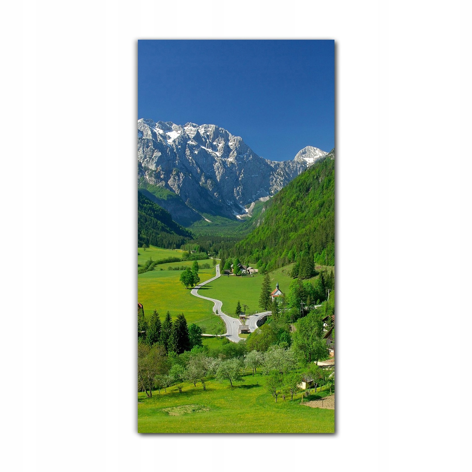 

Foto-obraz na szkle nowoczesny 70x140 Alpy wiosna