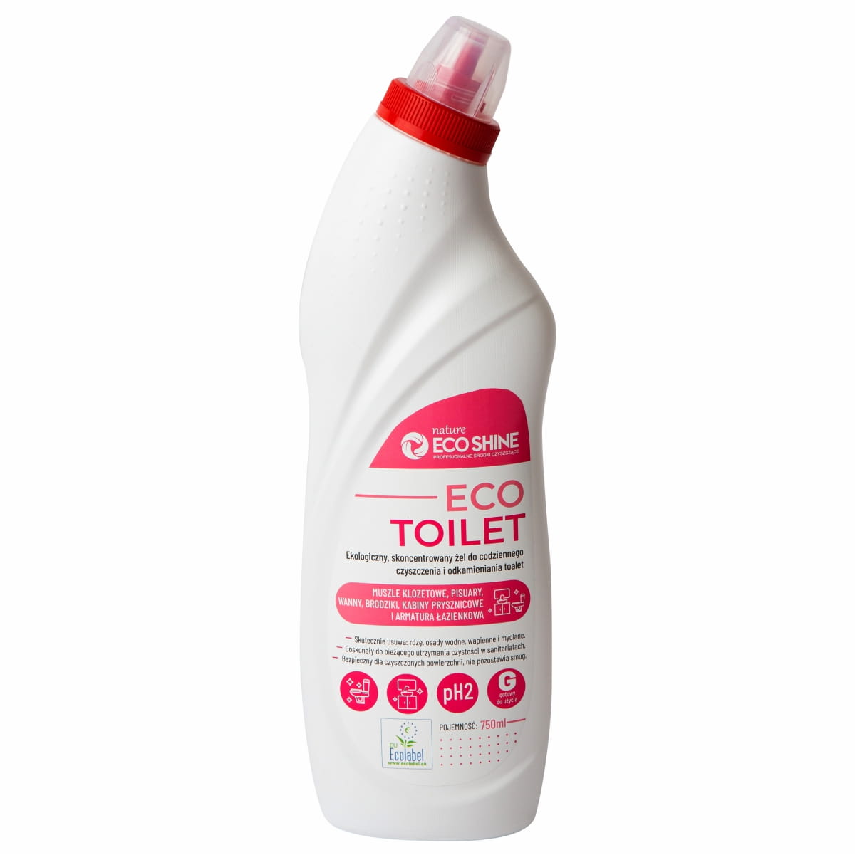 Levně 4X Eco Toilet 0,75L Eco Shine Ekologický gel na toalety