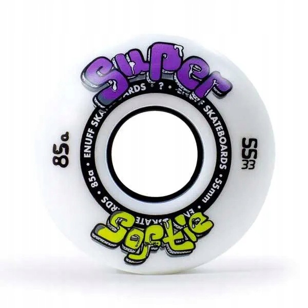 Kolečka pro skateboard Enuff Softie 85A White 55 mm