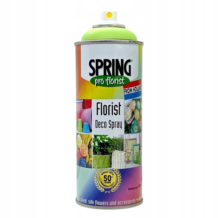 Farba florystyczna do Doniczek Liści Kwiatów Zielony Limonkowy Spray 400ML