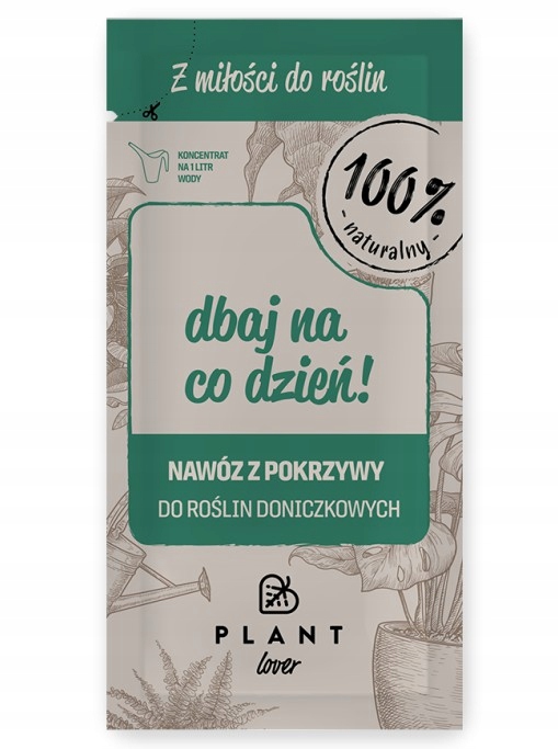 

Plant Lover naturalny nawóz Dbaj na co dzień