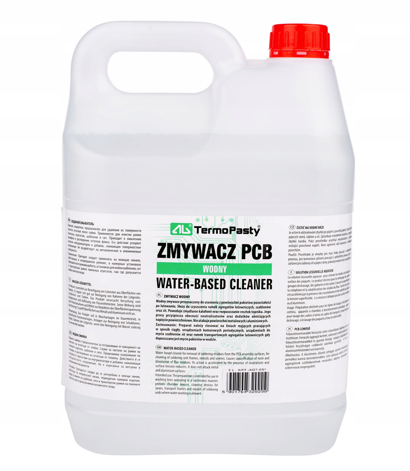 

Ag Chemia Zmywacz Pcb Wodny 5000ml 5L