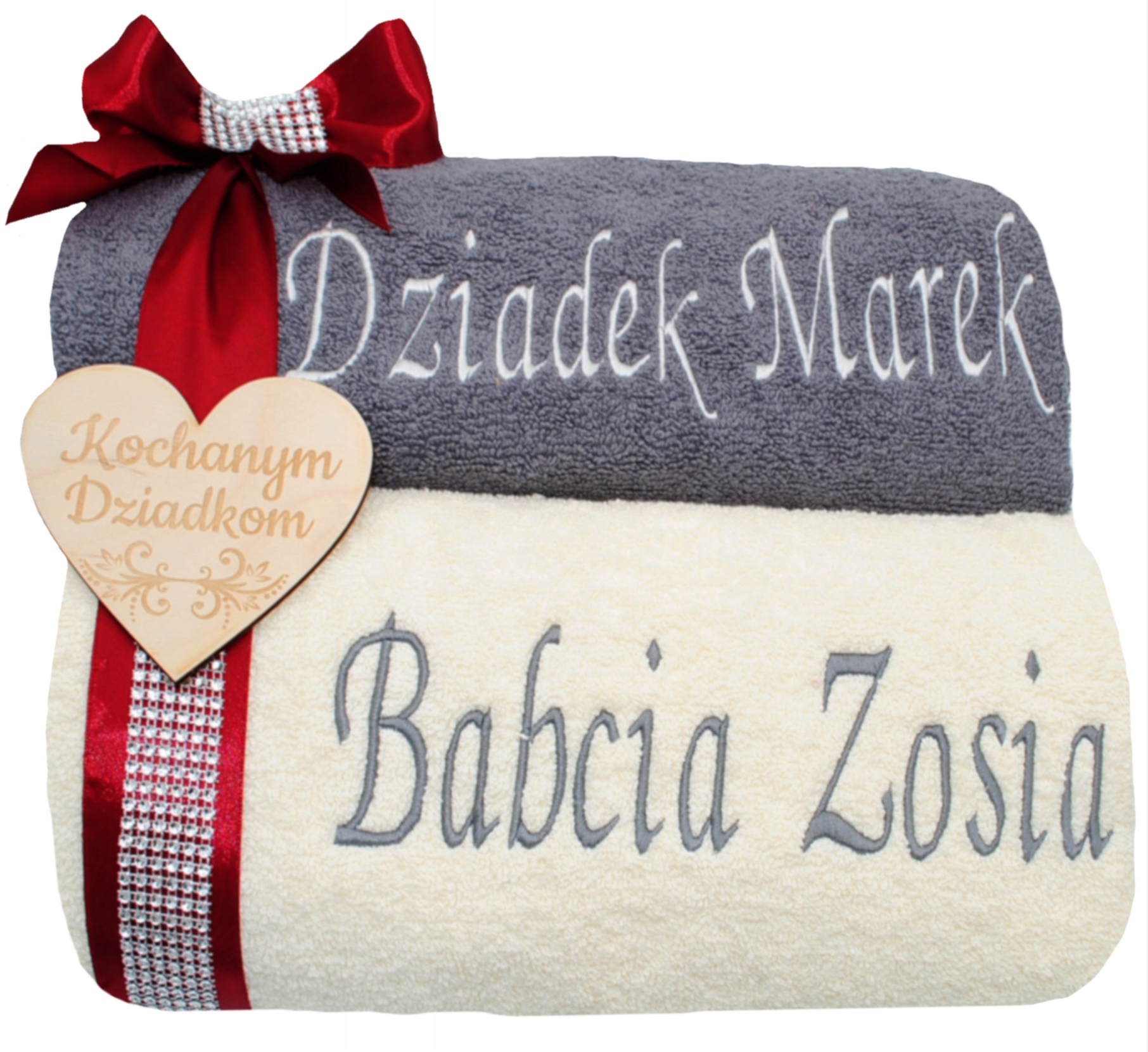 

Super zestaw ręczników Prezent dla Babci i Dziadka