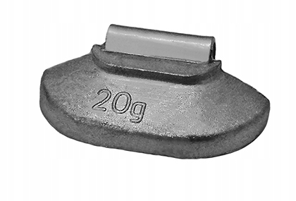 

Ciężarki nabijane do felg stalowych 20g 100 sztuk