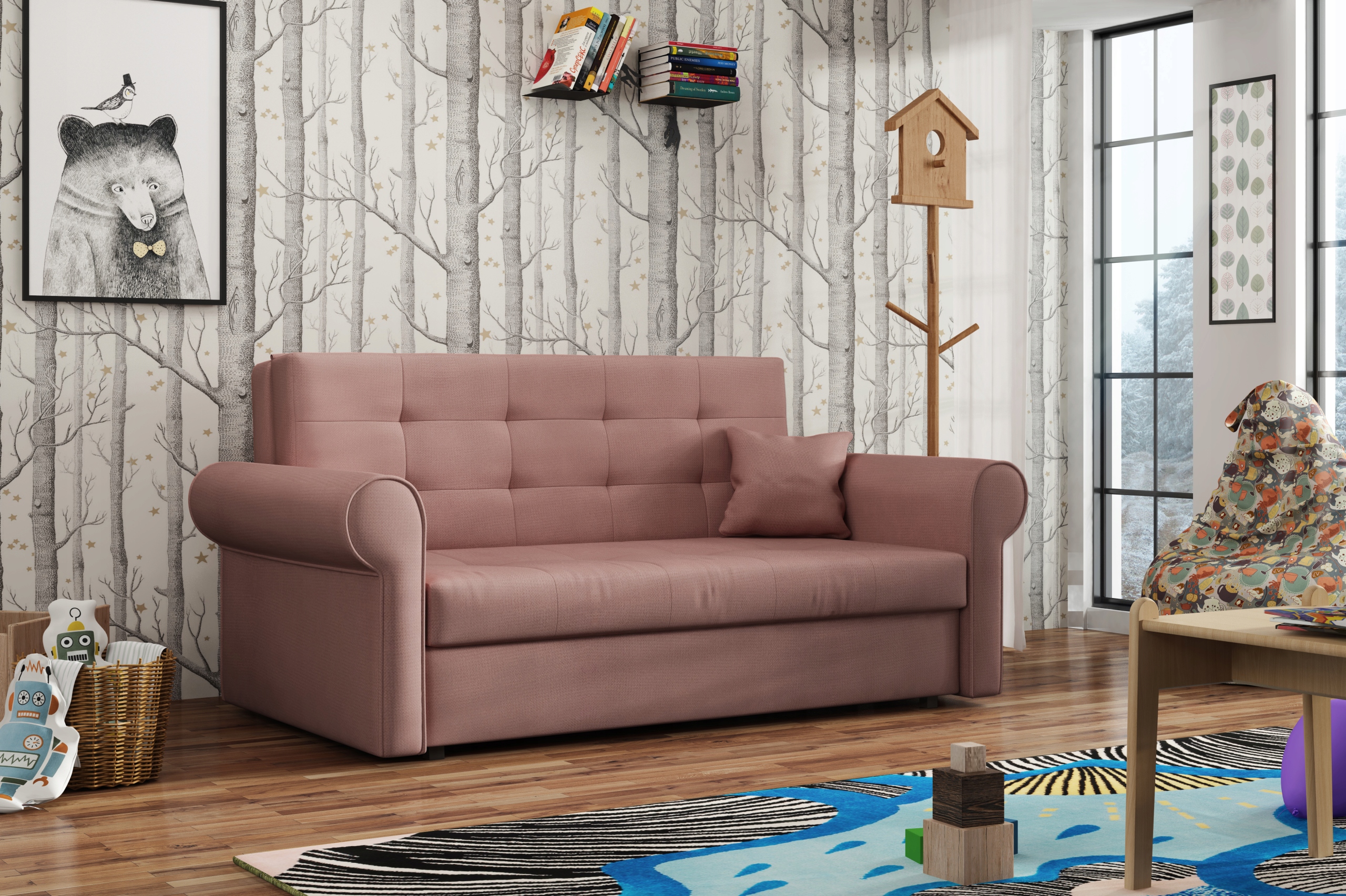 

sofa Viga III Silver kanapa dzienna spanie