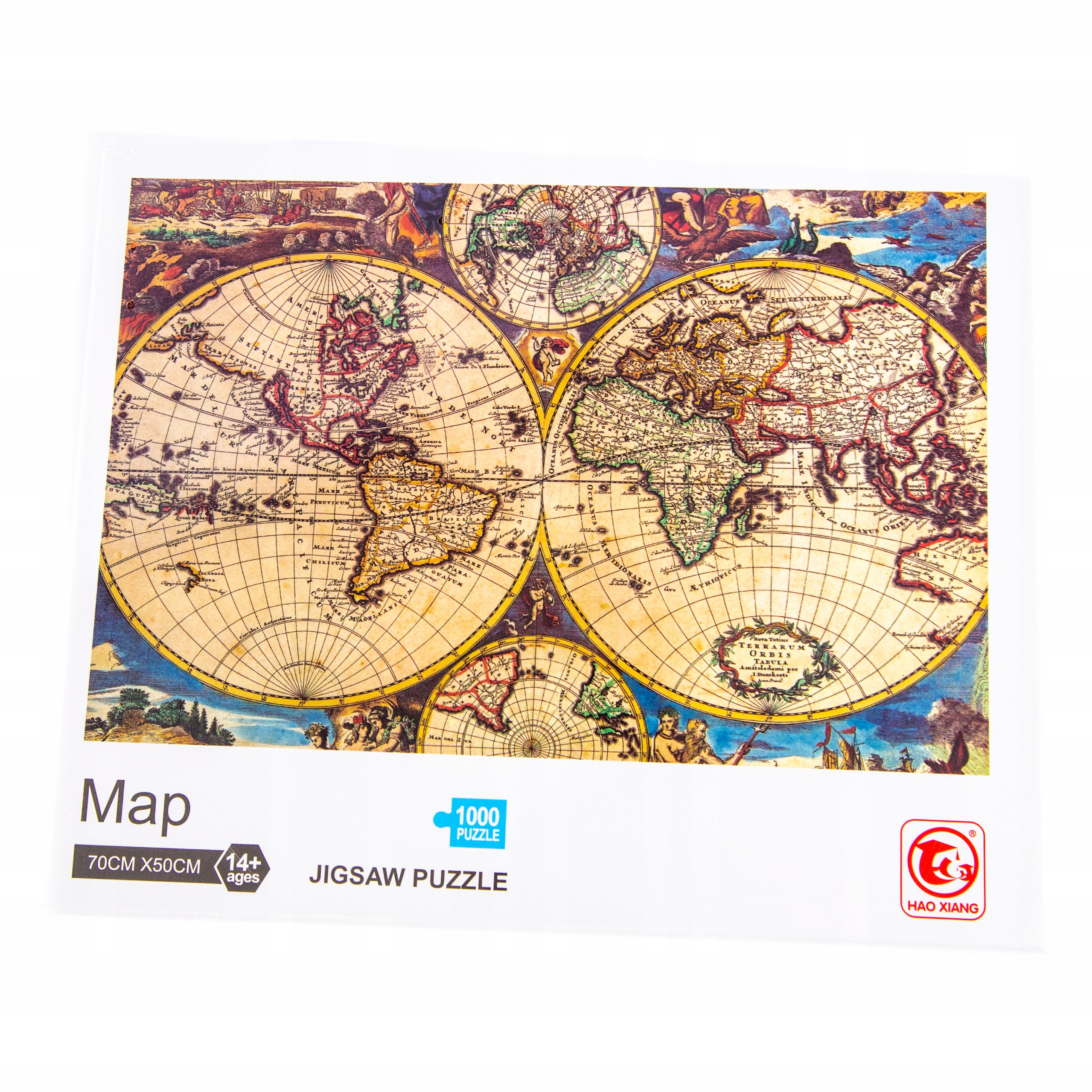 

Puzzle 1000el. Historyczna Mapa Świata