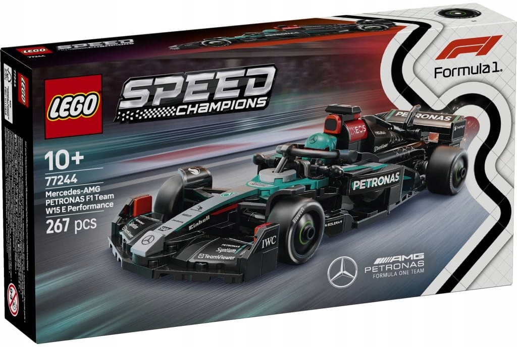 Lego Speed Champions Formule F1 Mercedes-amg W15 Sada Kostek 77244