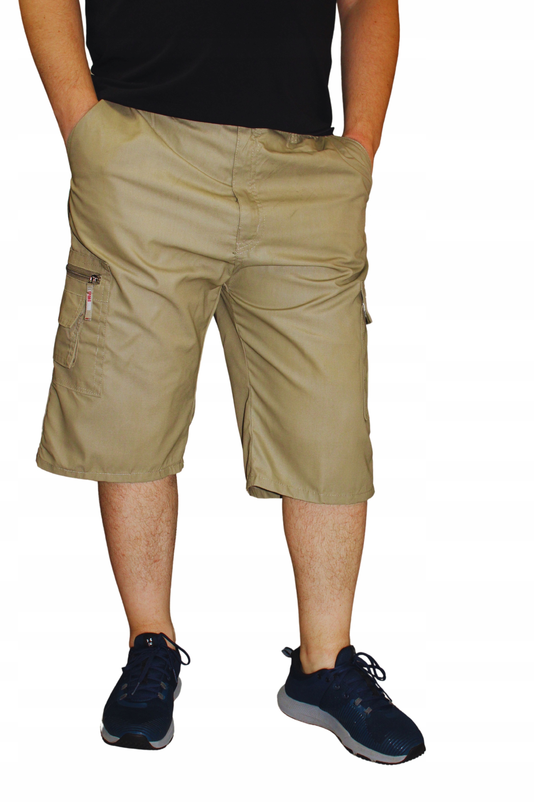 3/4 KRÓTKIE PŁÓCIENNE BOJÓWKI CARGO ROZMIAR 3XL MIX KOLOR Kolor wielokolorowy