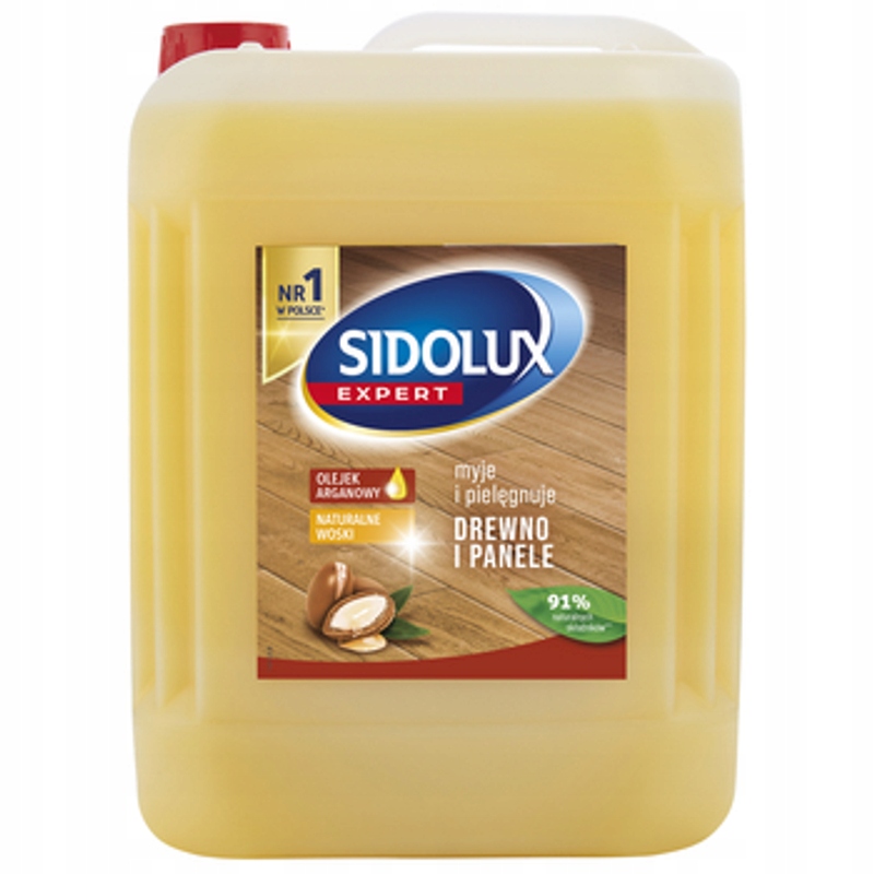 Sidolux Expert na mytí panelů a dřeva s arganovým olejem 5L