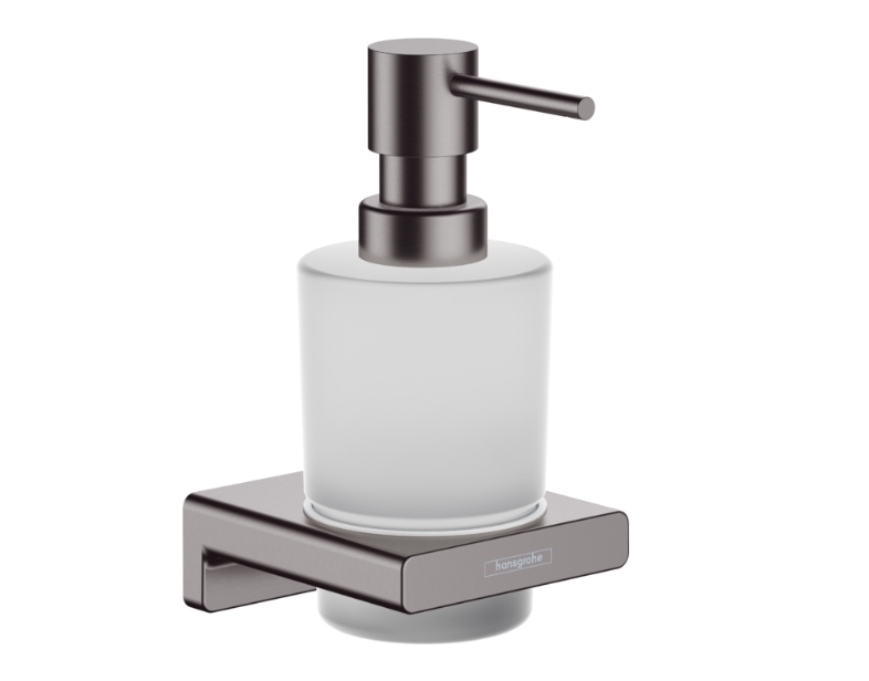 Ruční nástěnný dávkovač Hansgrohe 200 Ml černý kartáčovaný chrom