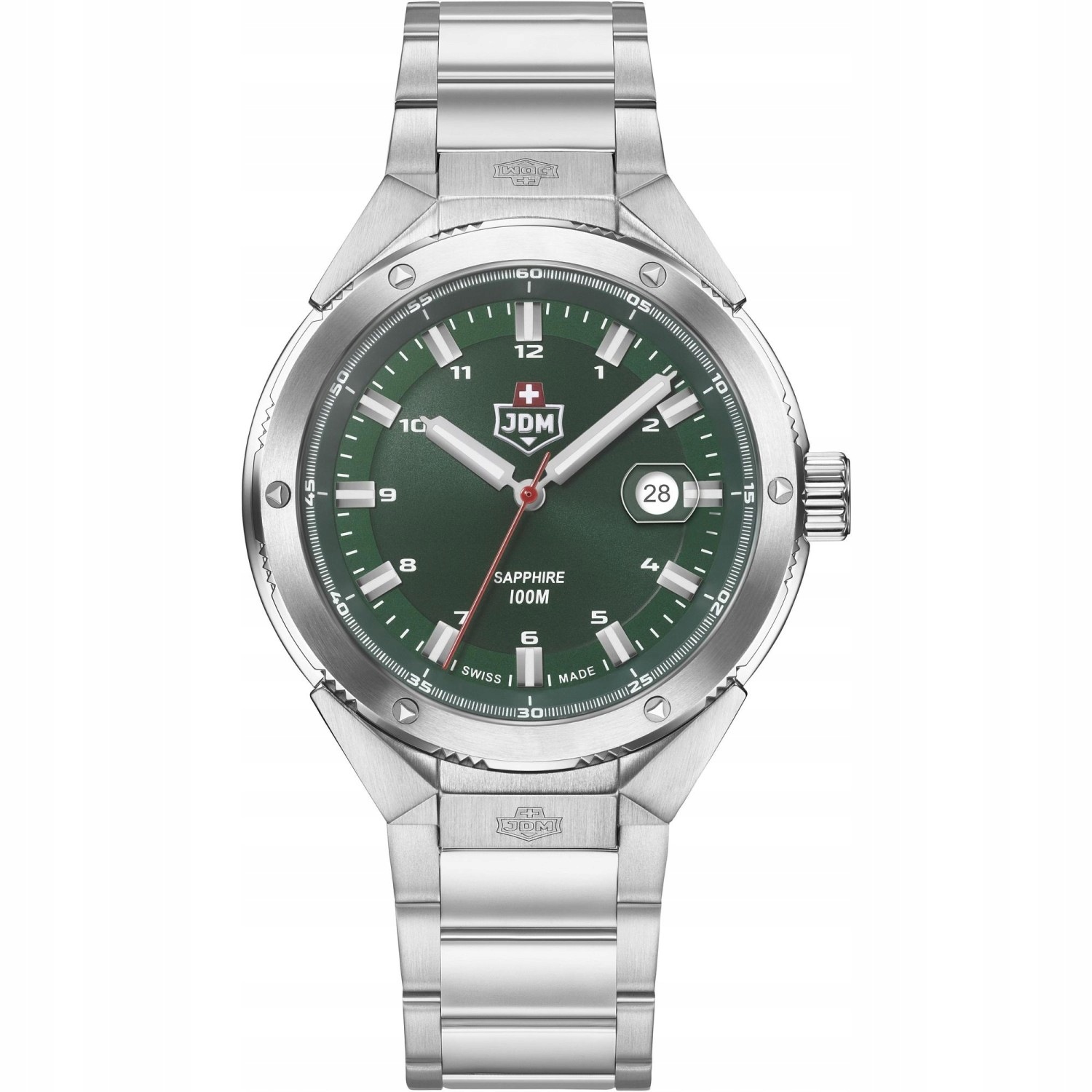 Pánské Hodinky Jdm Military JDM-WG034-03 stříbrný náramek