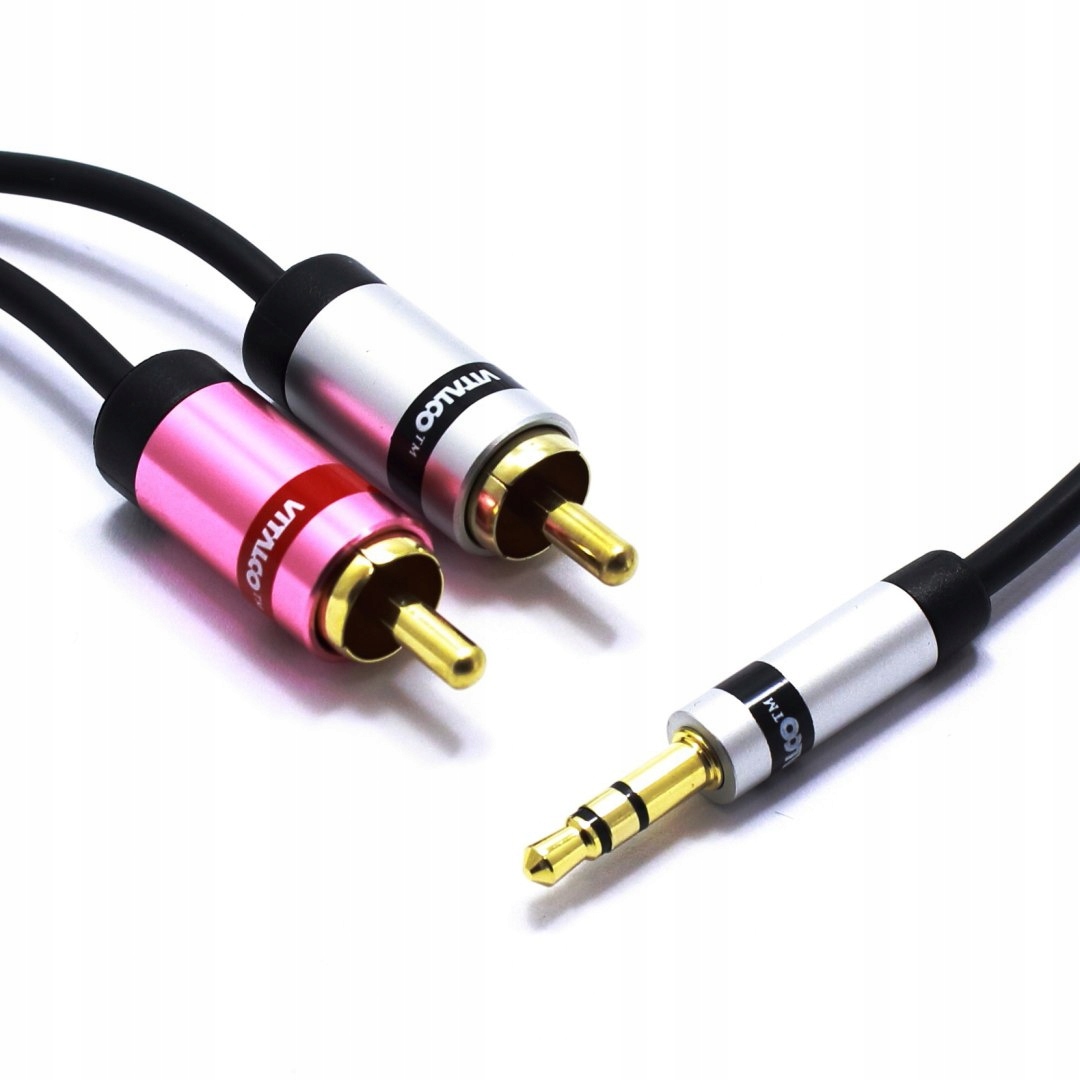 

Kabel Aux Jack 3,5 Stereo 2X Rca Slim 1,5m JKR53 V