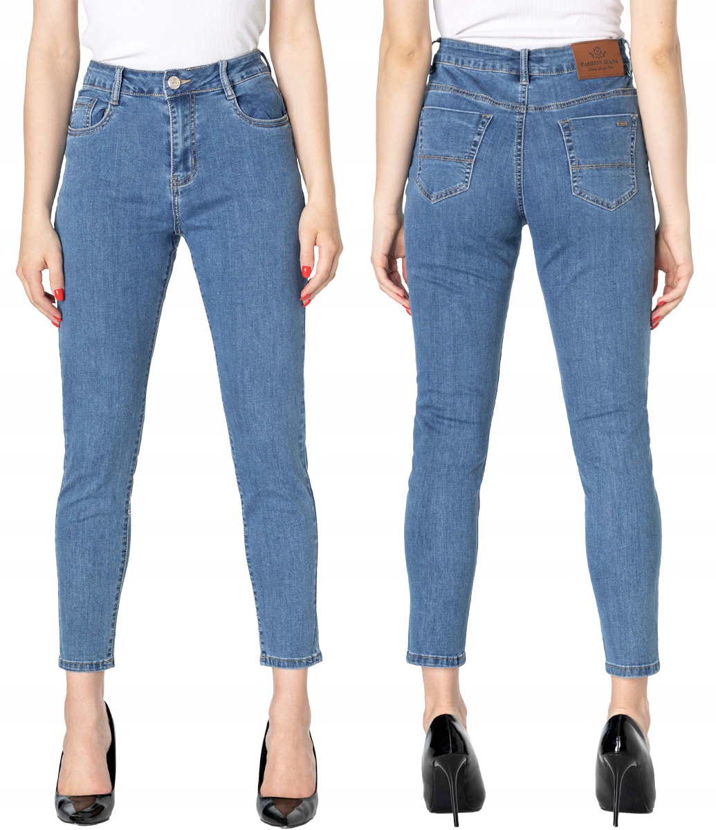 

Jasne Jeansy Rurki Skinny Spodnie Damskie LQ006 31