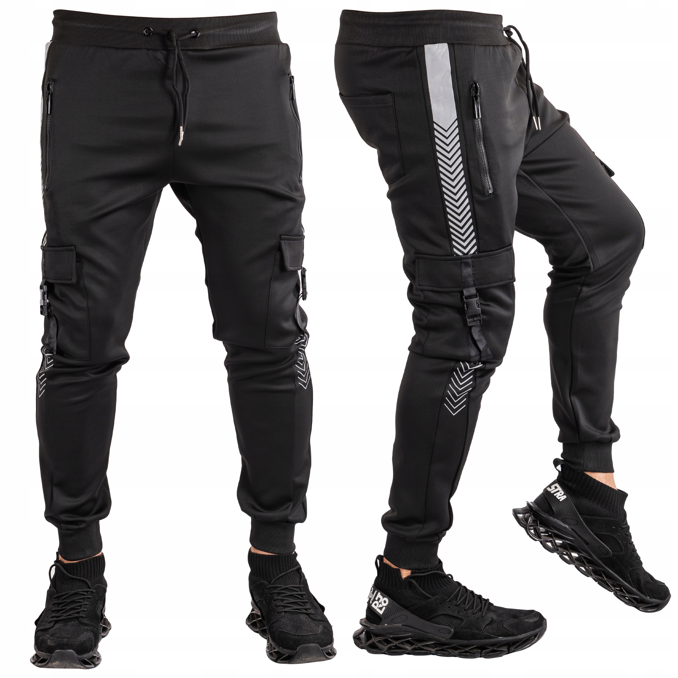 

Spodnie Joggery dresowe Bojówki Novio r.XXL