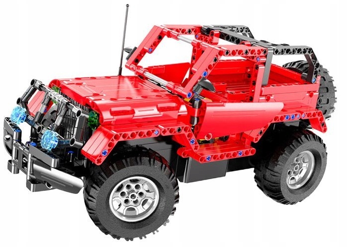 

Klocki Cada Technic 2W1 Rc 2.4GHz Jeep /wóz Bojowy