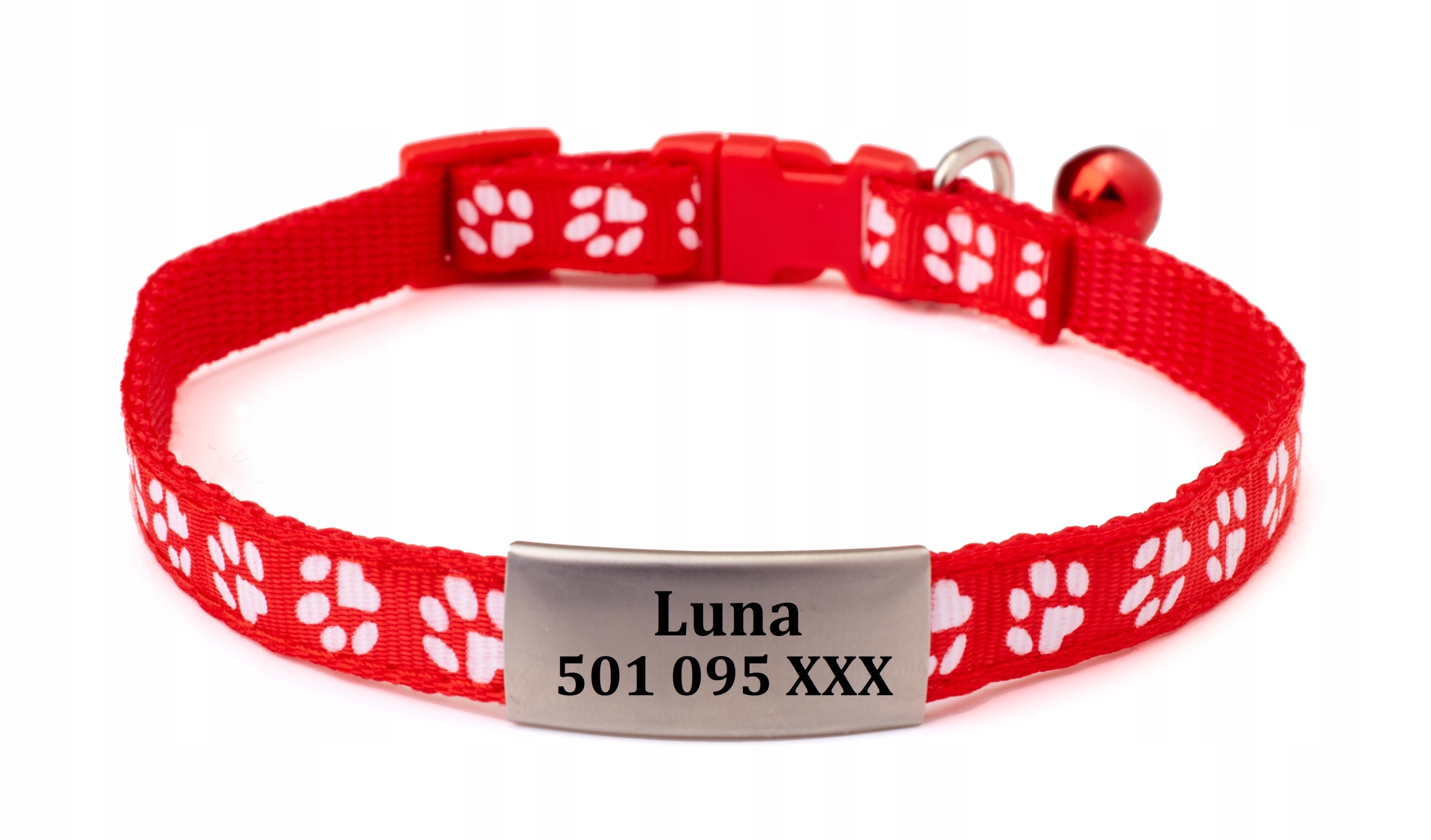 

Obroża dla kota Szczeniaka z Dzwoneczkiem Grawer