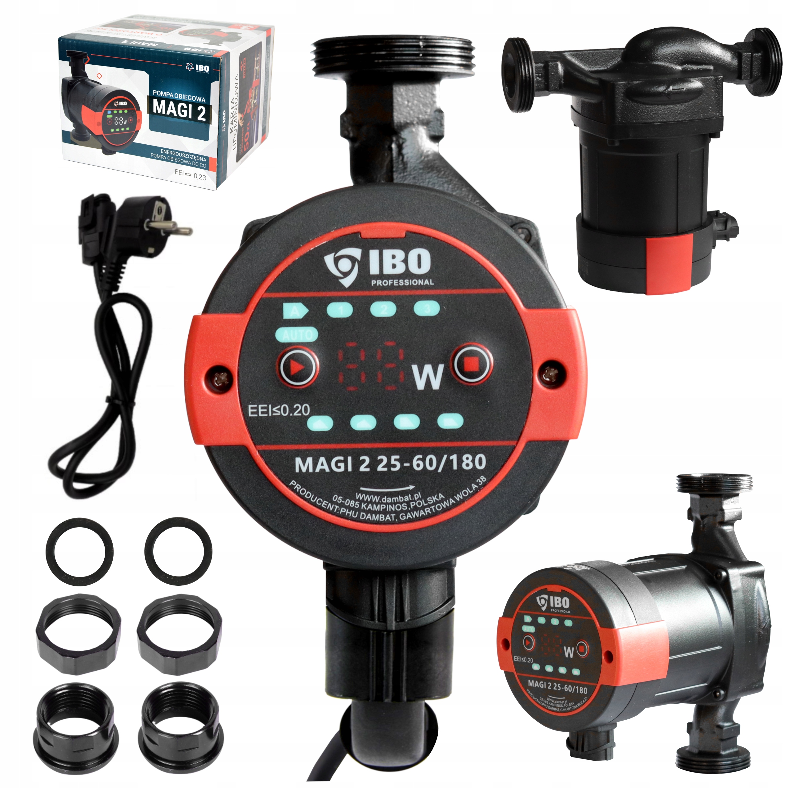 

Ibo Magi 2 25-40/180 Pompa Obiegowa Energooszczędn