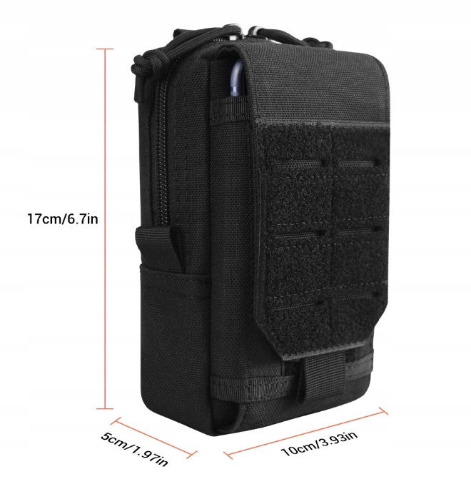 SASZETKA WOJSKOWA KIESZEŃ ZASOBNIK POKROWIEC MOLLE Model ZASBLACK