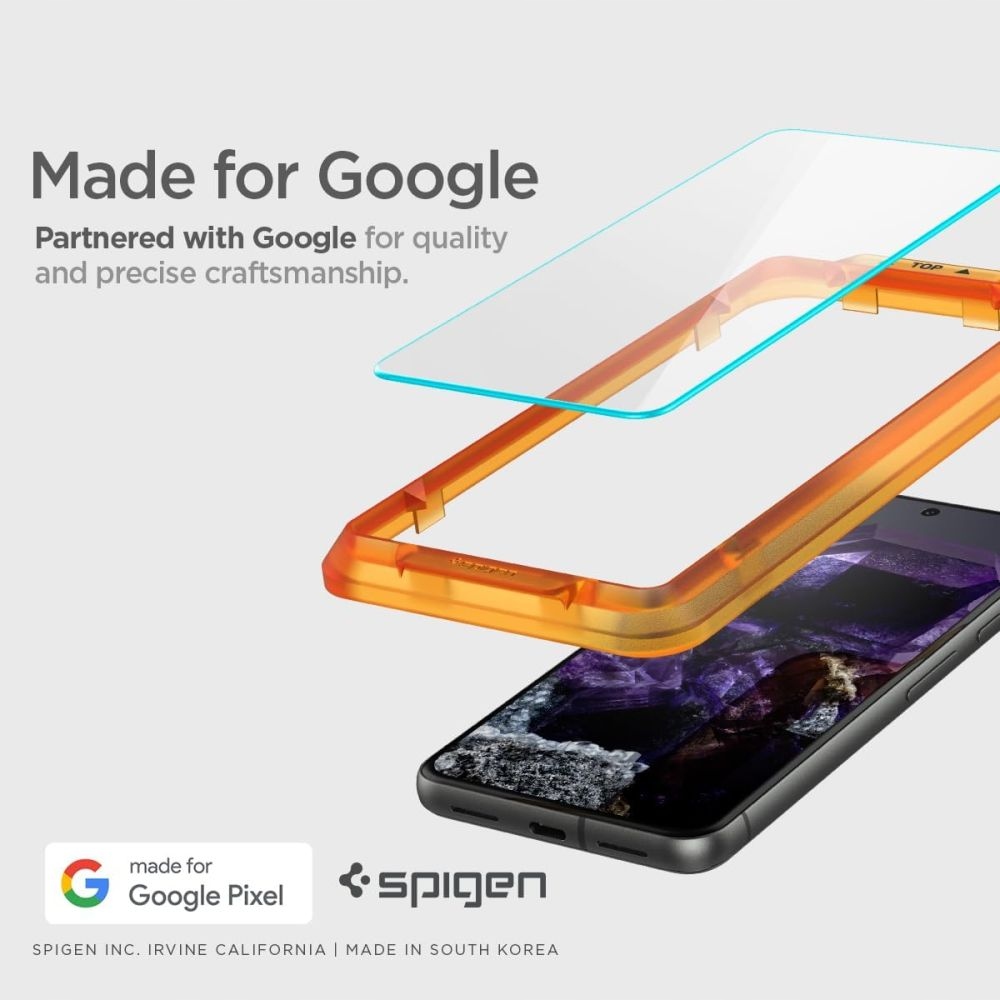 Szkło hartowane Spigen do Google Pixel 8, szybka ochronna na ekran, 2-Pack Dedykowany model Pixel 8