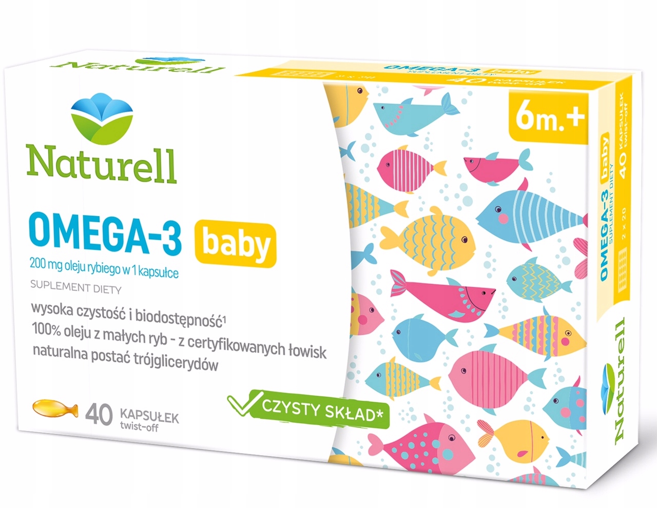 Naturell Omega-3 baby, 40 kaps.
