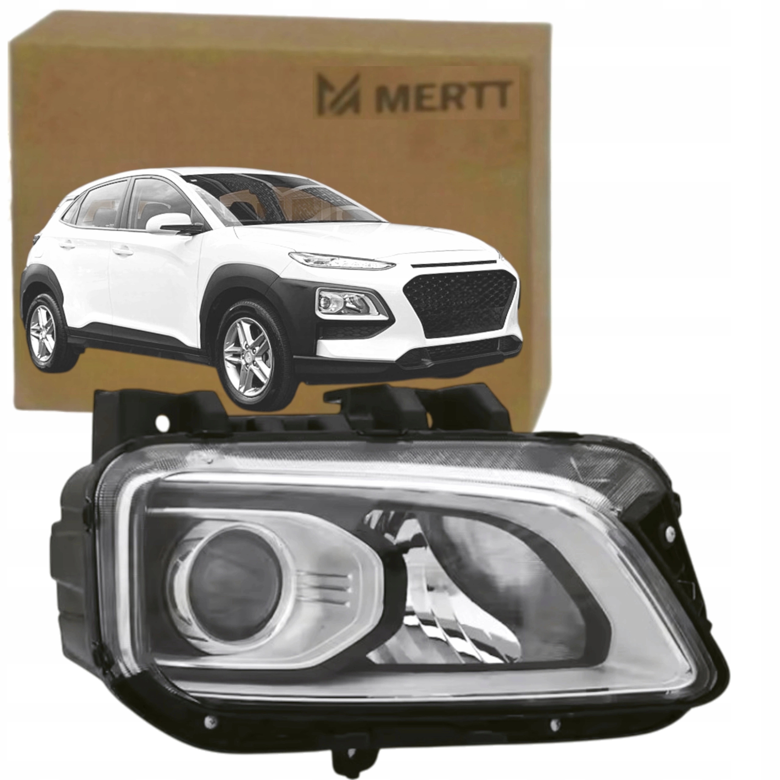 Hyundai Kona 2018- Světlomet Přední Světlo Obyčejné Pravé 92102-J9000