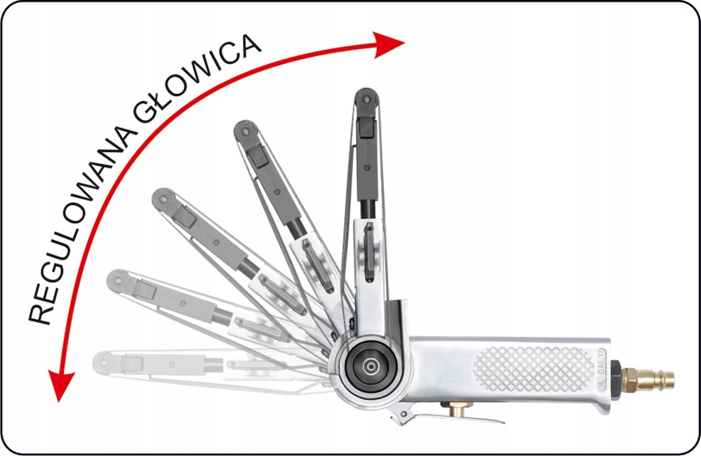 SZLIFIERKA PNEUMATYCZNA TASMOWA YATO YT 09741 Air inlet diameter 1 4